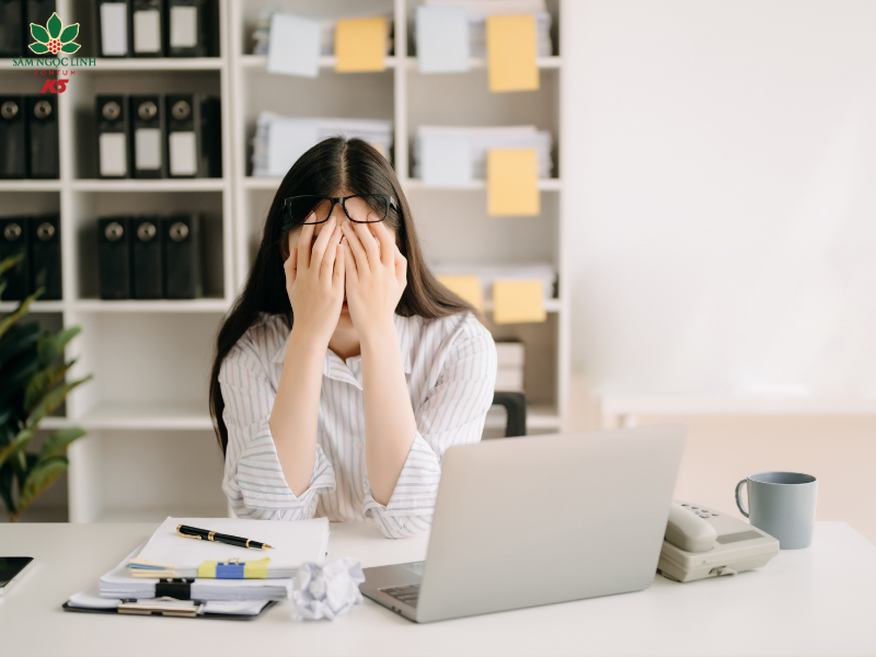 Người hay căng thẳng, mệt mỏi cũng có thể sử dụng trà Sâm Ngọc Linh.